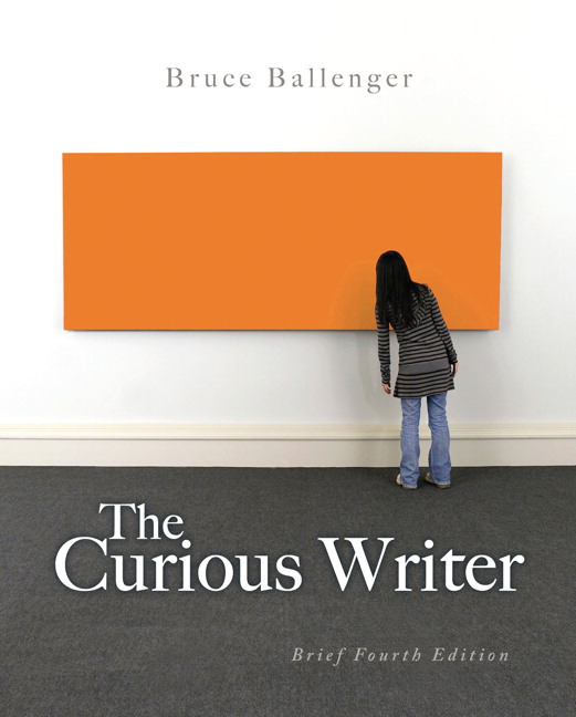 Cover of The Curious Writer